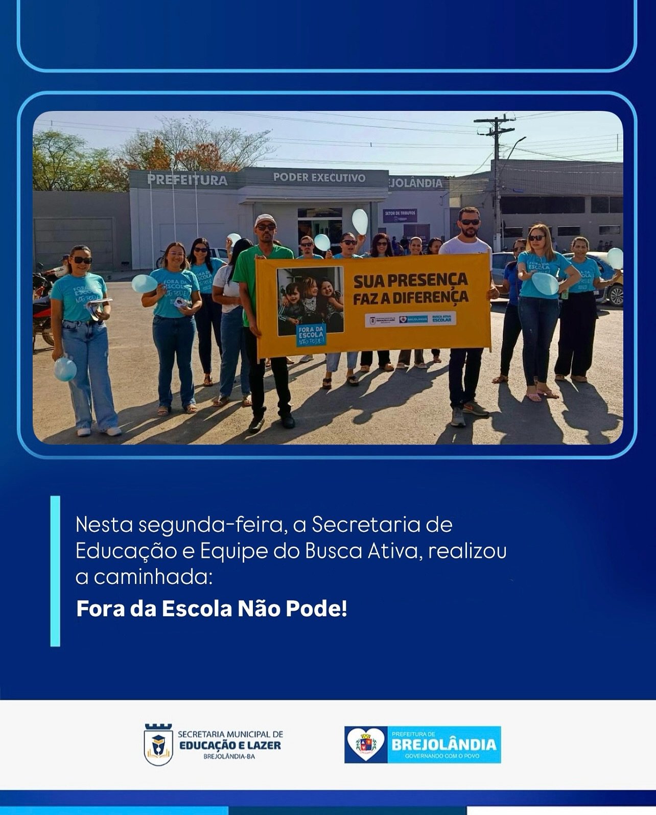 Fora da escola não pode